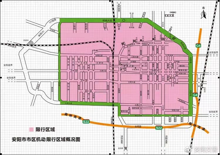 濮阳市限行区域高清图图片
