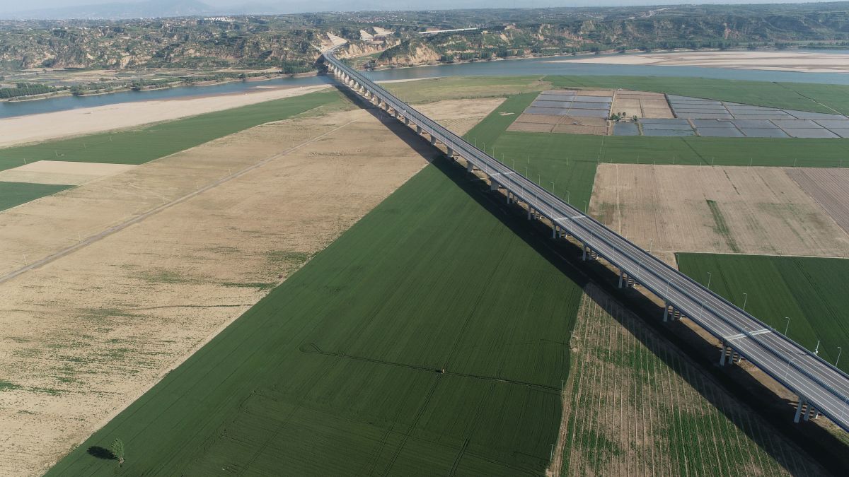 喜大普奔孟州至偃师黄河大桥开通运营啦视频