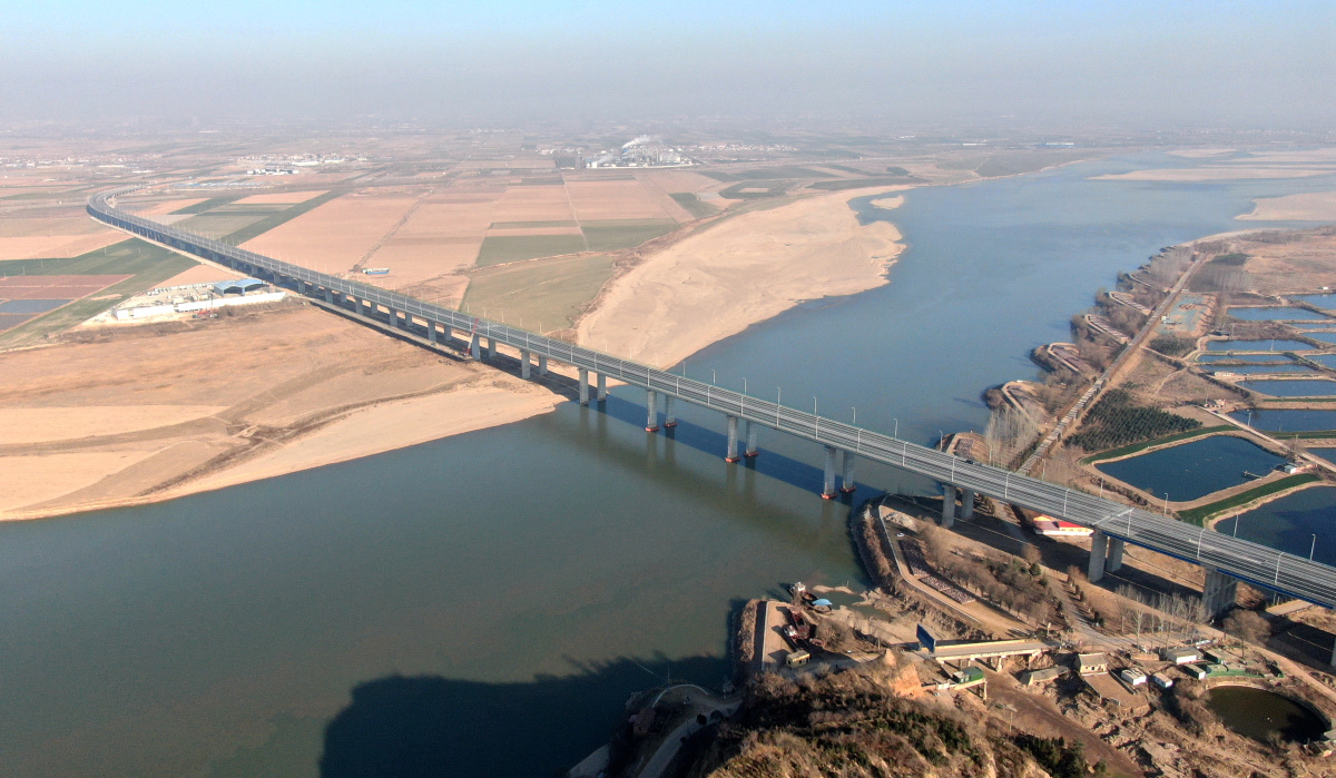 喜大普奔孟州至偃师黄河大桥开通运营啦视频