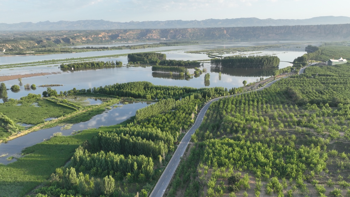 入河口④丨灵宝弘农涧河一泓清水入黄河,重新演绎"弘农晚钓"-大河新闻