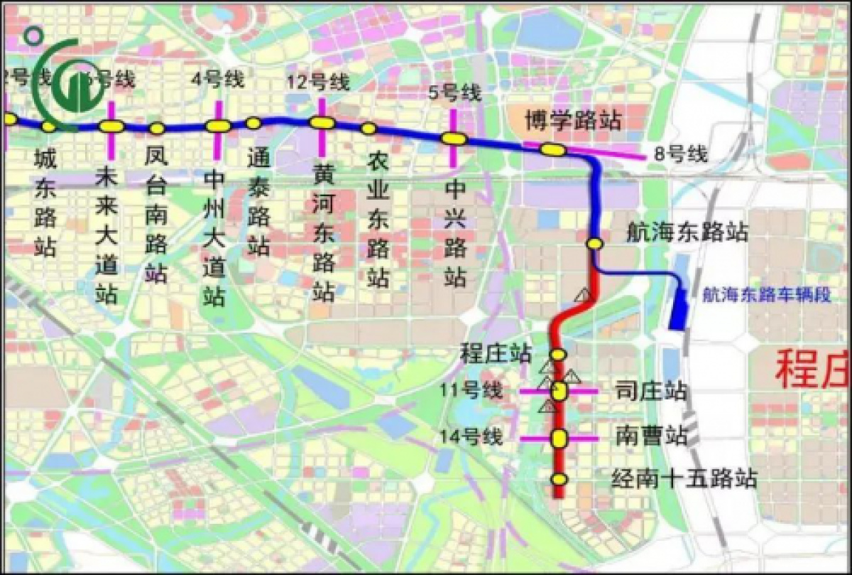 郑州地铁3号线二期工程开始试运行