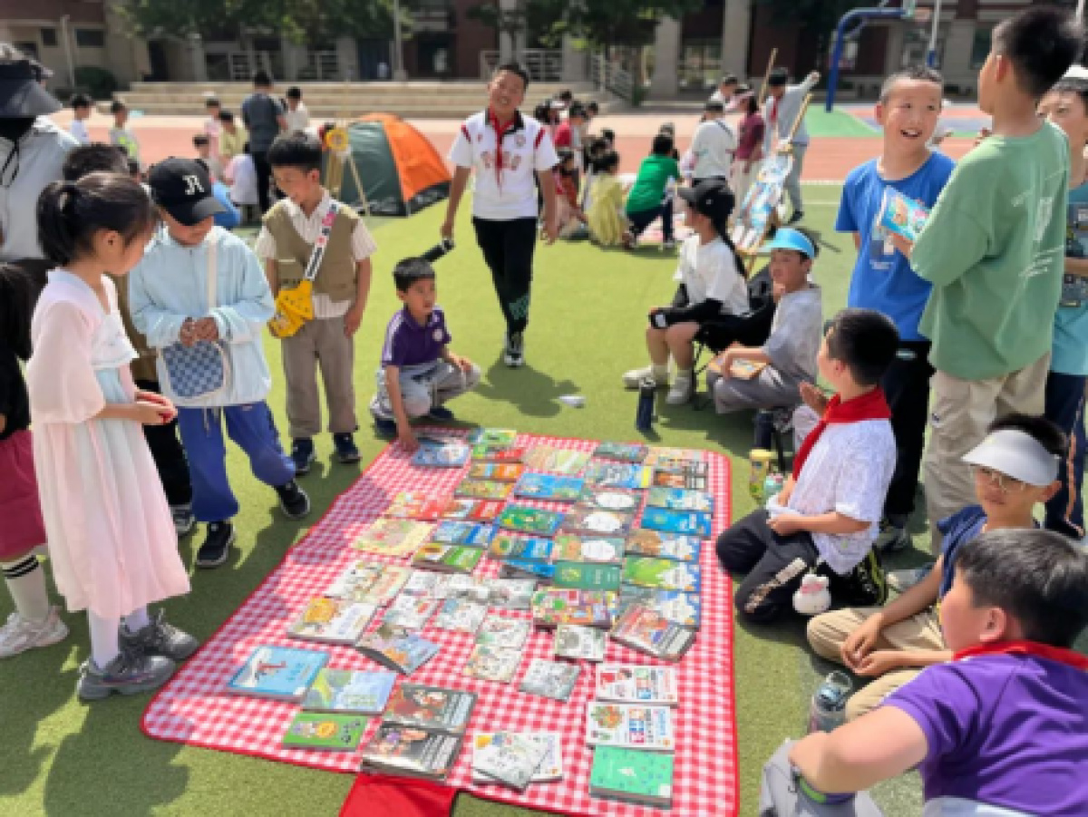 与书相约,阅见美好!郑州大学附属学校(小学部)第三届向阳书市活动来啦